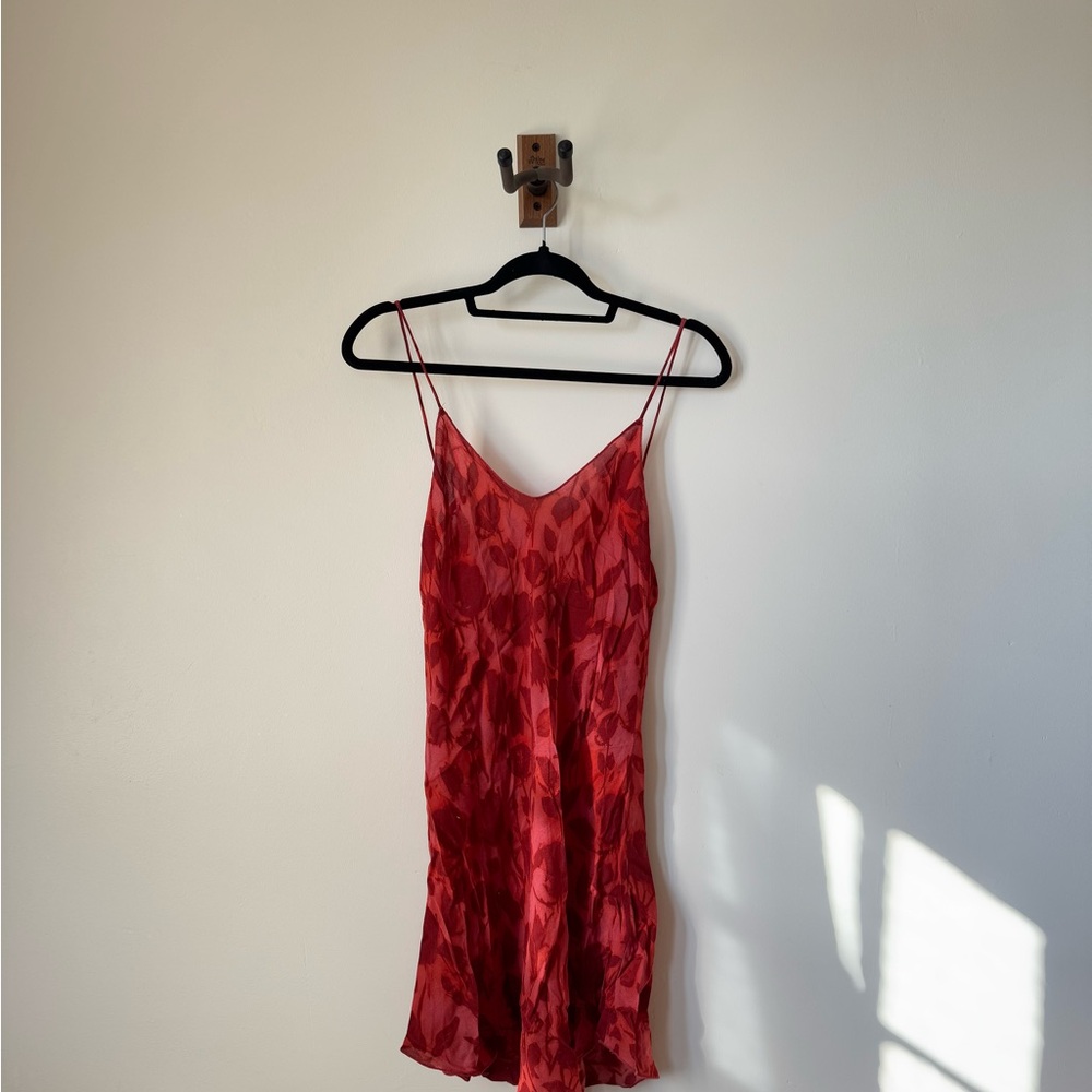 Realisation Par silk mini summer dress